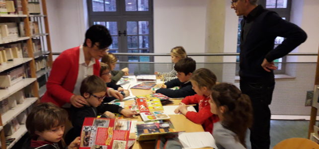 Les CE1 à la bibliothèque Les CE1 à la bibliothèque